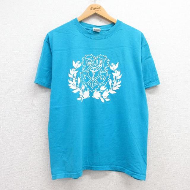 古着 半袖 ビンテージ Tシャツ メンズ 00年代 00s スカル ギリシャ文字