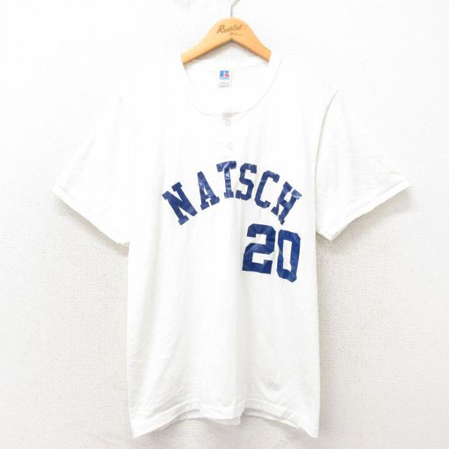 古着 ラッセル 半袖 ビンテージ Tシャツ メンズ 80年代 80s NATSC