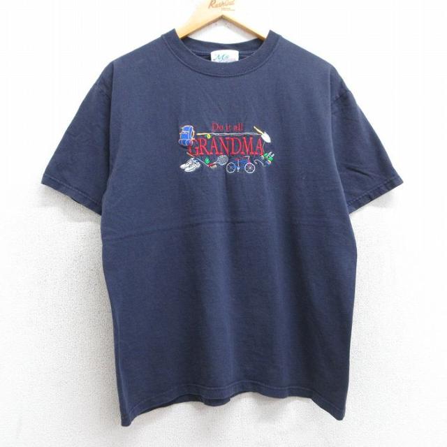 古着 半袖 ビンテージ Tシャツ メンズ 90年代 90s グランマ 自転車 ラ