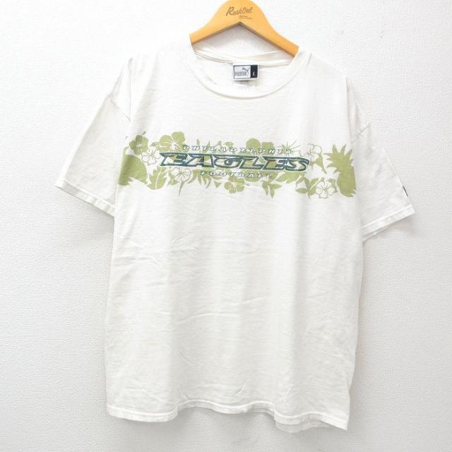 古着 プーマ puma 半袖 ビンテージ Tシャツ メンズ 90年代 90s N