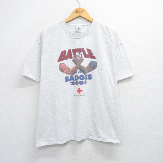 古着 半袖 ビンテージ Tシャツ メンズ 00年代 00s バトル 企業広告 大