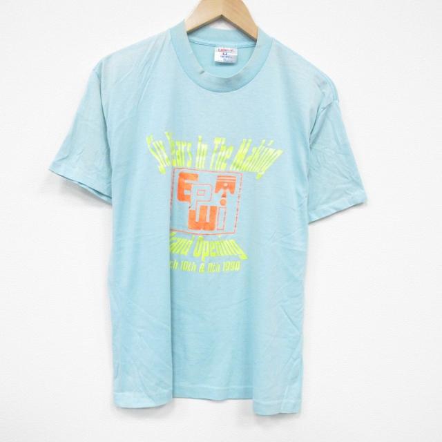 古着 半袖 ビンテージ Tシャツ メンズ 90年代 90s six 企業広告 ク