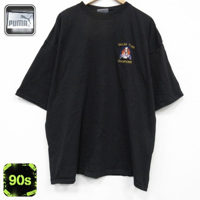 古着 プーマ 半袖 ビンテージ Tシャツ メンズ 90年代 90s NHL ダラ