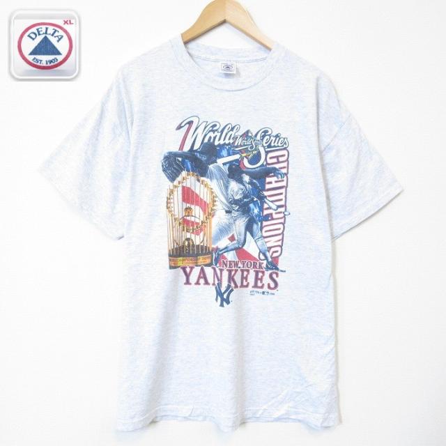 メジャーリーグ 90s 半袖Tシャツ ニューヨークヤンキース グレー XL | 